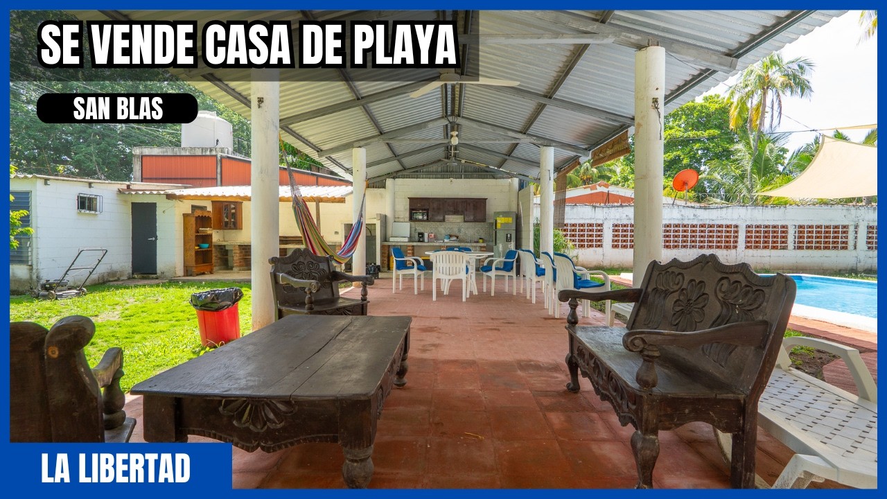 CASA DE PLAYA EN VENTA 🏖️ | SAN BLAS – La Libertad