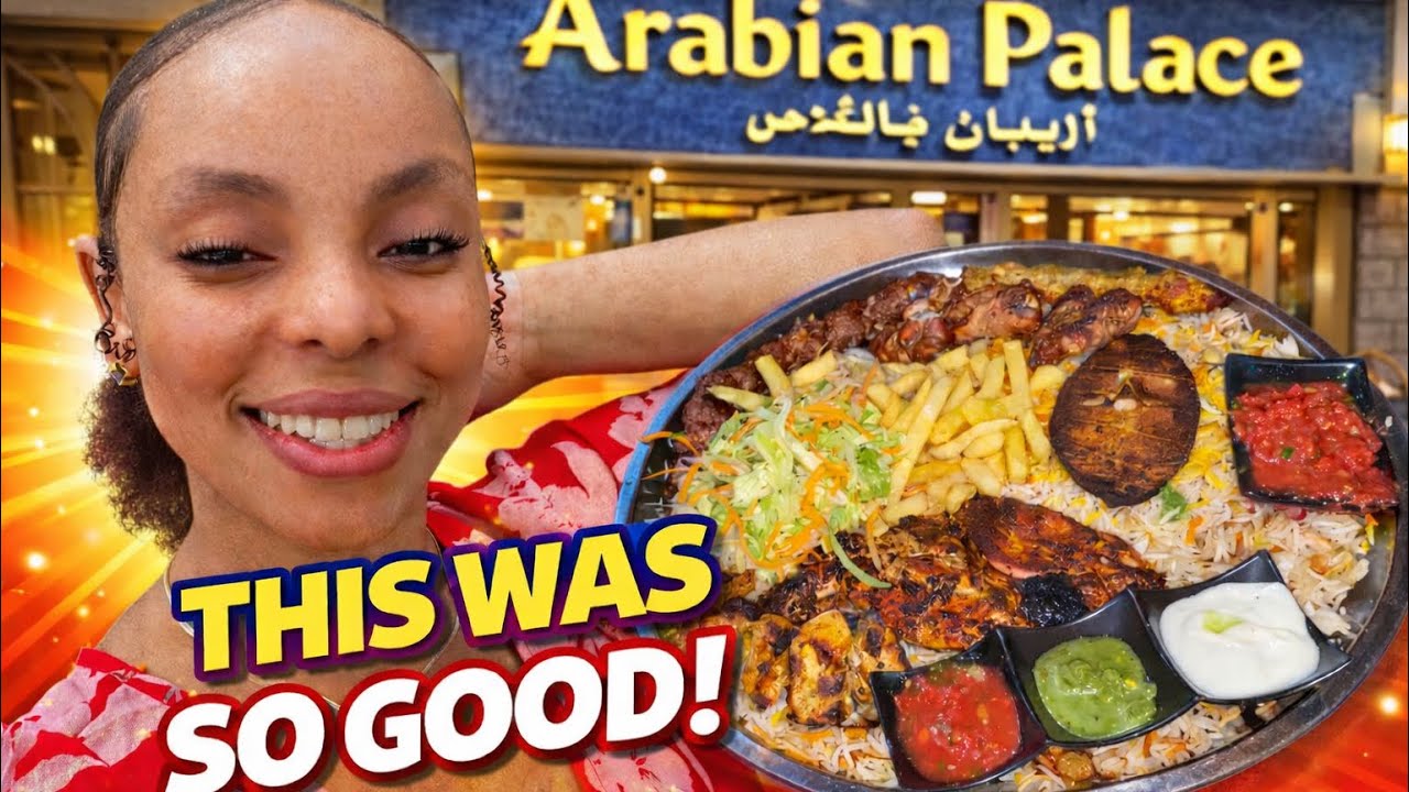THIS WAS SOO GOOD! Trying Arabian Palace Family Platter in Nairobi 🇰🇪