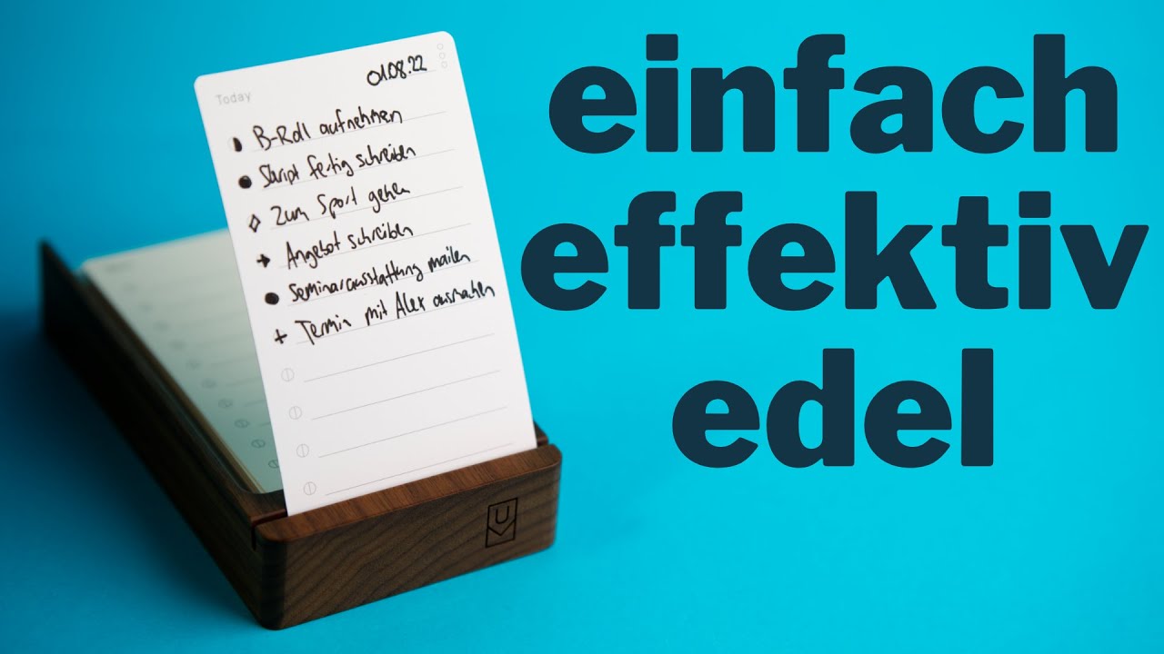 Das einfachste System f&uuml;r produktives Arbeiten?! Mit Analog von Ugmonk hast du ALLES im Griff!
