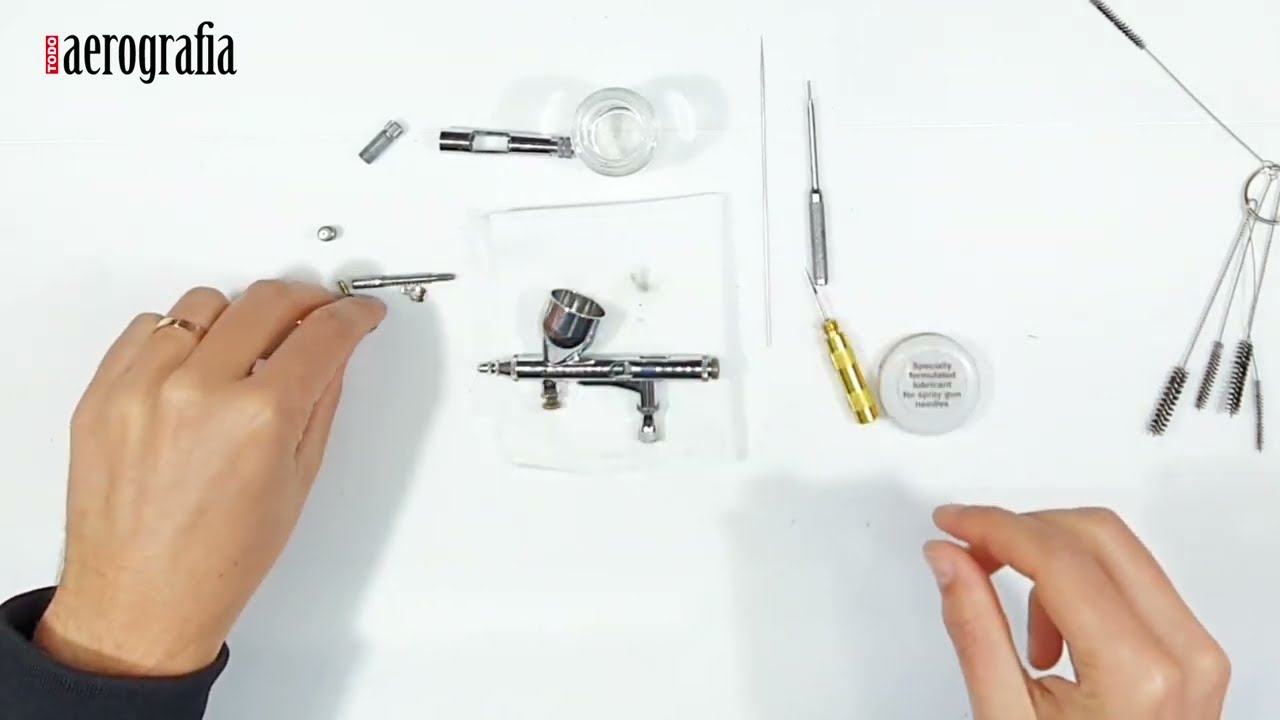 Como limpiar a fondo un aerógrafo