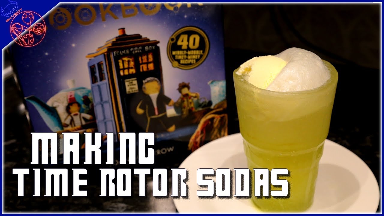 Making Time Rotor Sodas From Doctor Who: The Official Cookbook