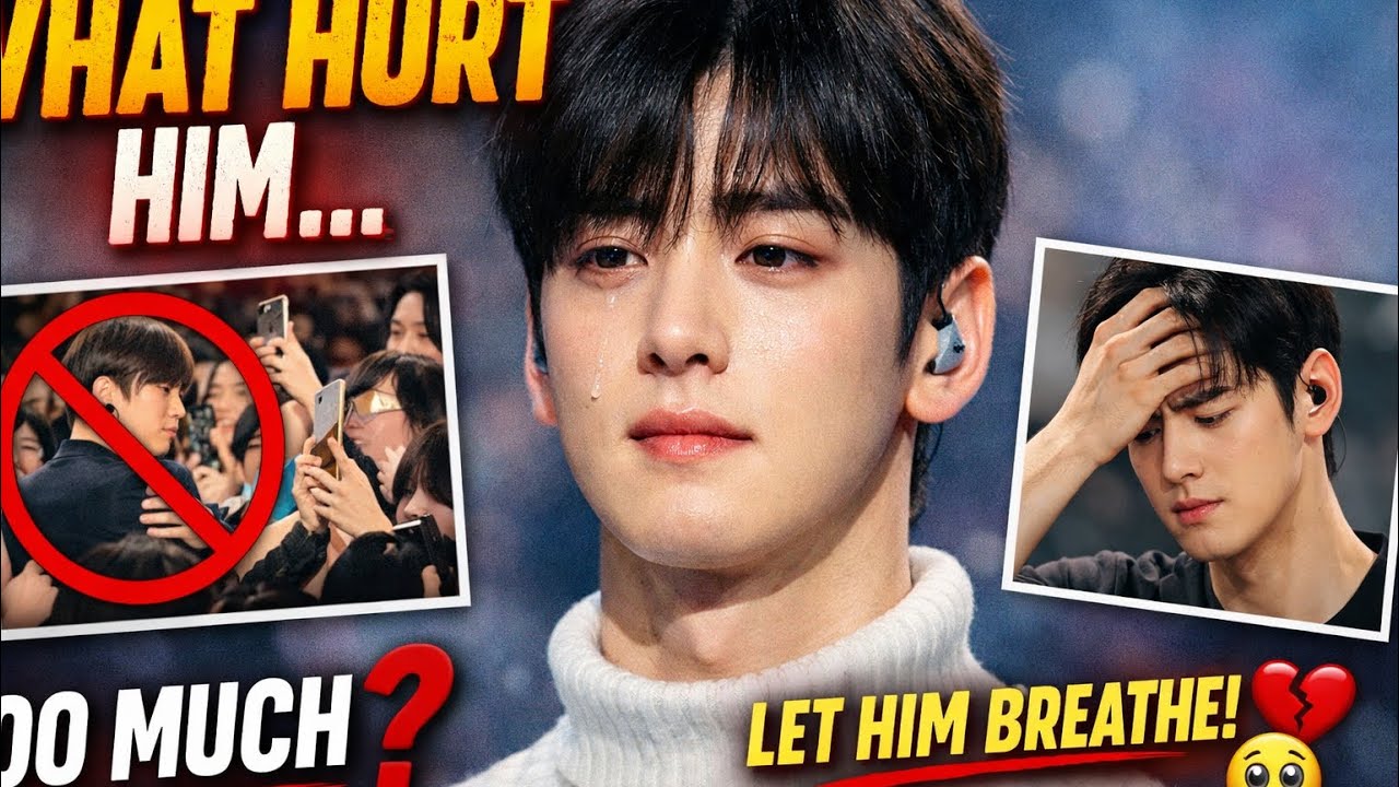 Not Angry, Just Hurt… Cha Eun Woo Finally Speaks on Fan Behavior That Crossed the Line 