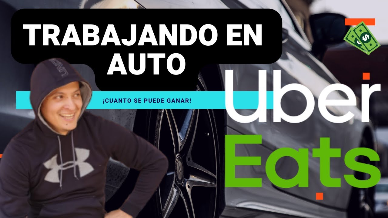 TRABAJANDO  DE UBER | ASÍ FUNCIONA LA APLICACIÓN DE UBER EATS PARA REPARTIDOR EN VEHICULO 🚗