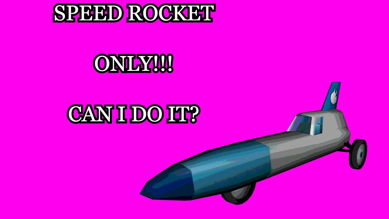 I (S)peed (Rocket) myself *shcok emoji*