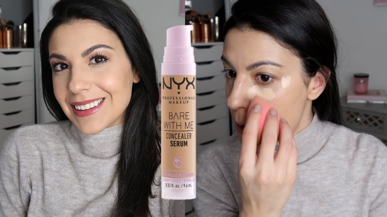 NYX Cosmetics Bare With Me Concealer Review & Demo