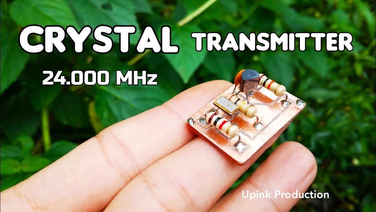 Jangkauan 5 Meter Tanpa Menggunakan Antena ‼ Crystal 24.000 MHz ‼ Radio Fm Transmitter