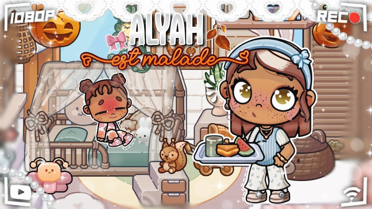 Alyah est malade.. 🤧🍵🎀 || with voice 🍂🪵 || avatar world 🍁🎧