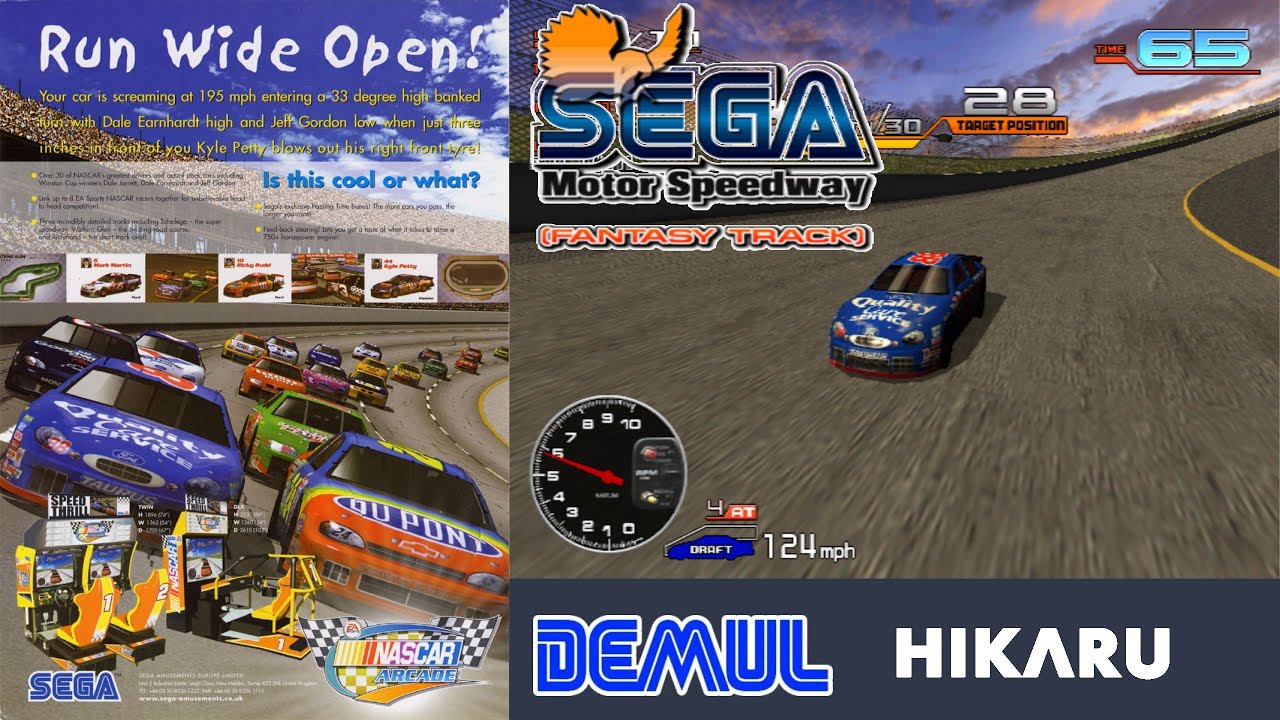 NASCAR Arcade (Arcade) - SEGA Motor Speedway - SEGA Hikaru