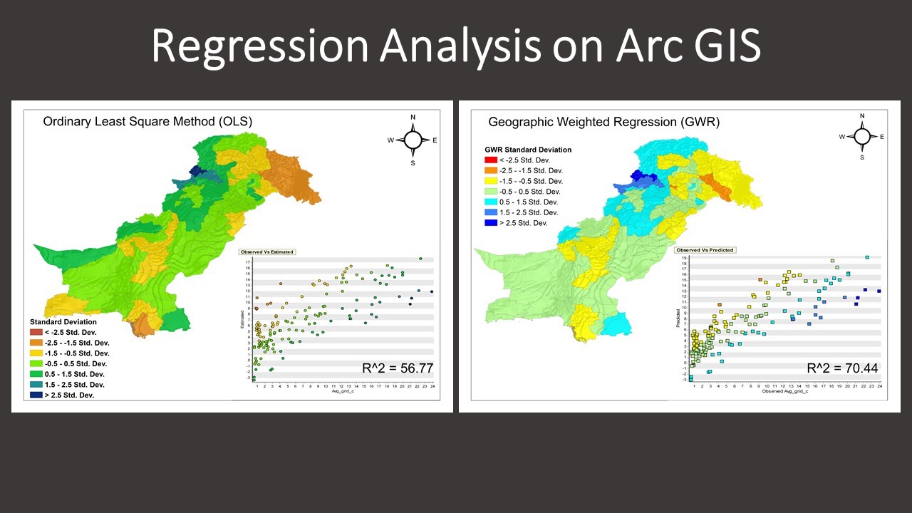 Regression Analysis on Arc GIS | Ordinary Least Squares | Graphically Weighted Regression