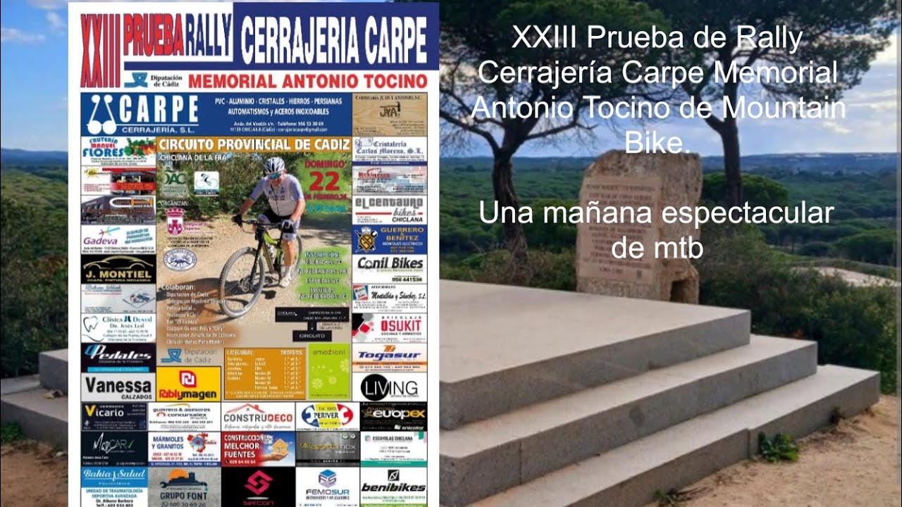 Juan Antonio XXIII Prueba de Rally Cerrajería Carpe Memorial Antonio Tocino de Mountain Bike 