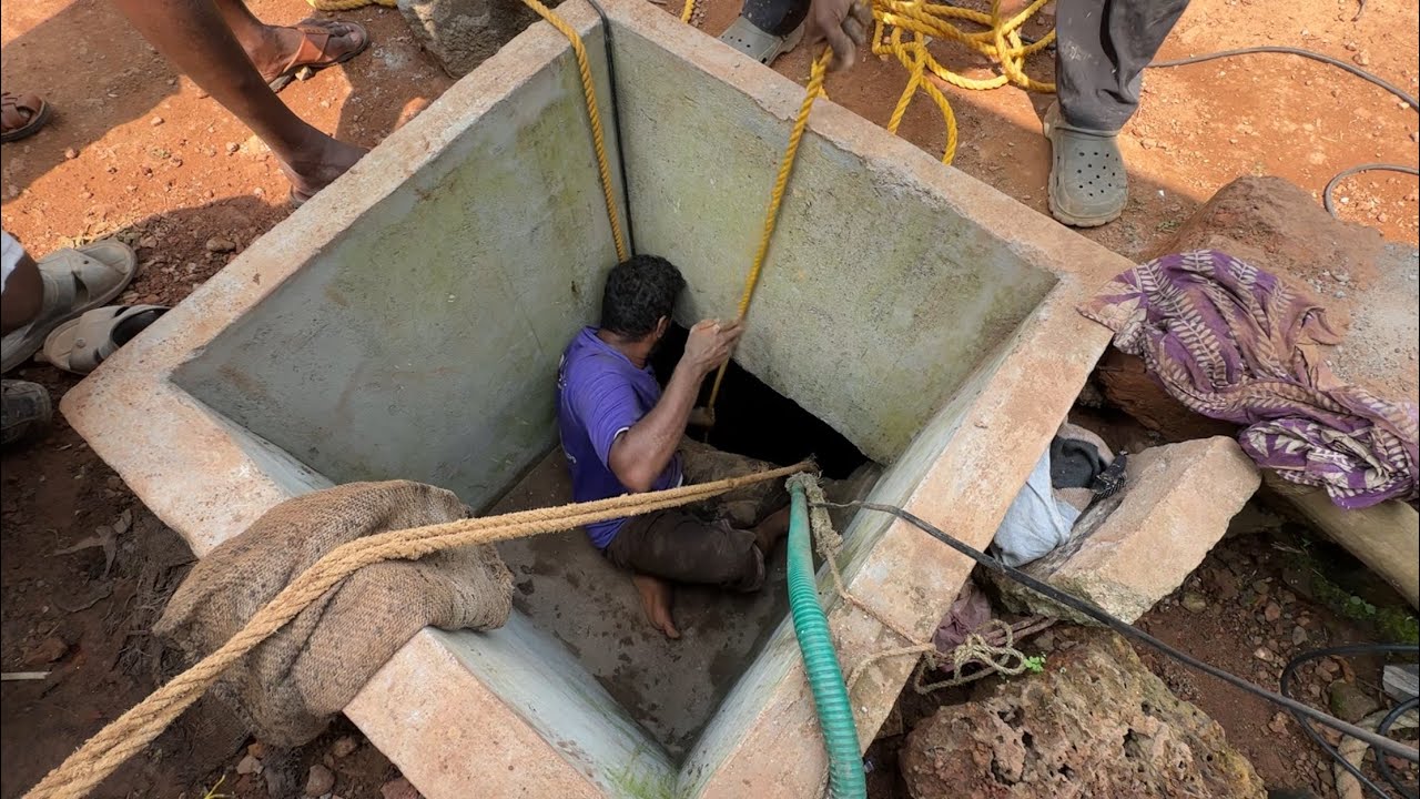 dangerous roundwell cleaning/ ഇതാണ് കിണറ് ക്ലീനിംഗ്