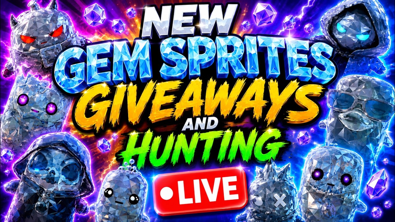 🔴 LIVE! - NEW GEM SPRITES GIVEAWAY in FORTNITE!