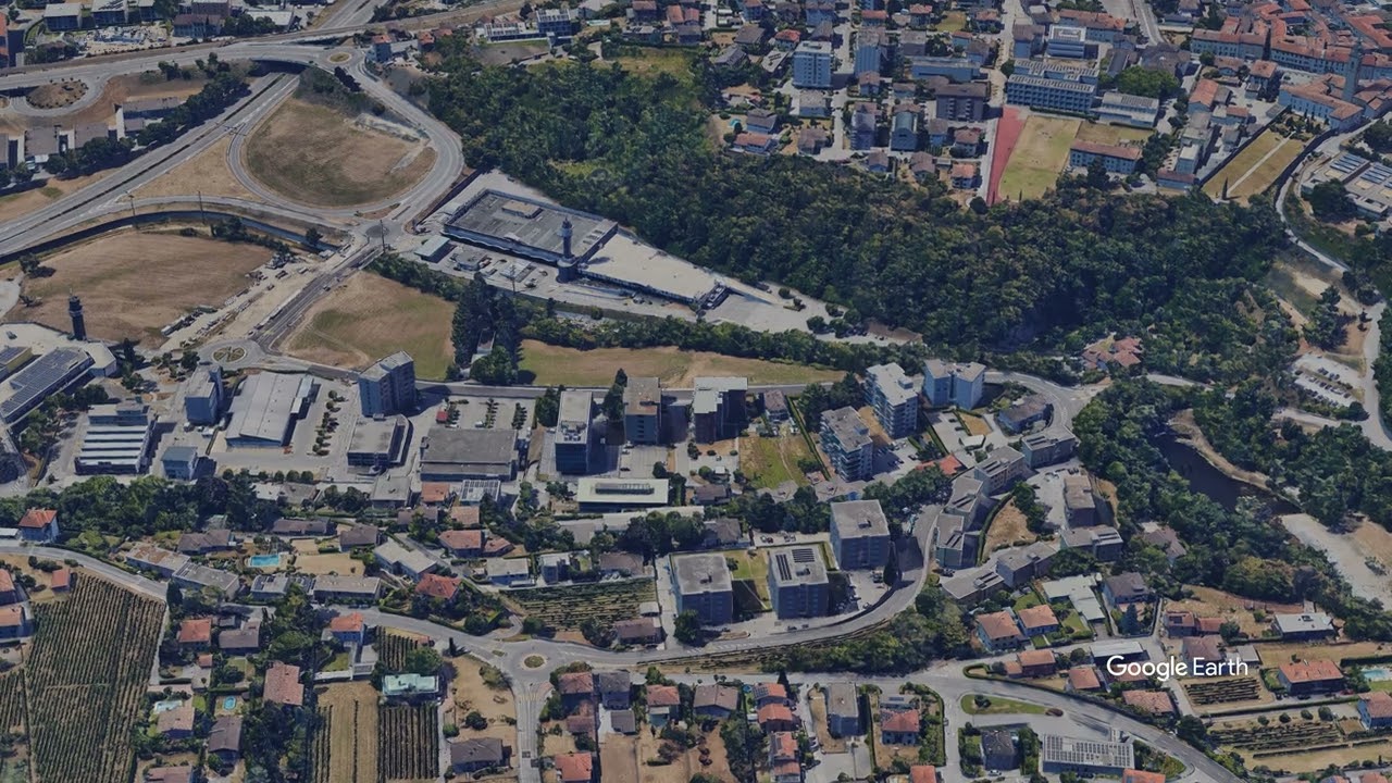 Flying over Morbio Inferiore, Ticino Switzerland Viale Serfontana 4K