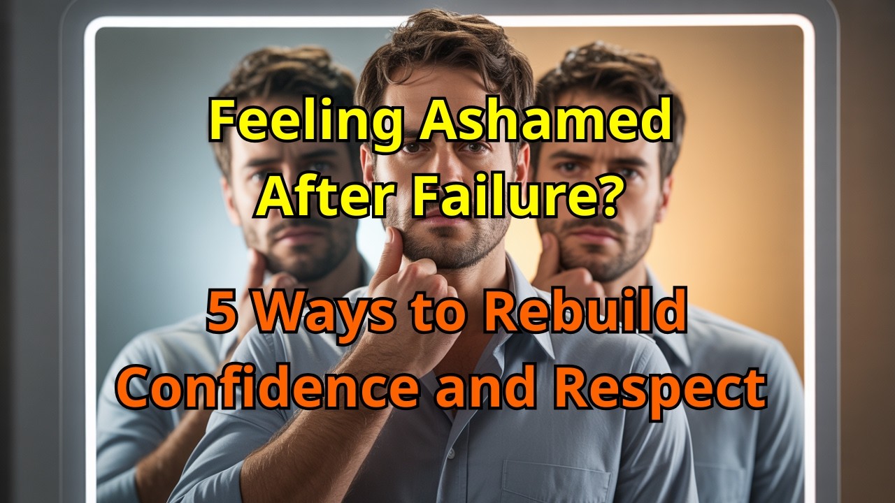 Feeling Ashamed After Failure? 5 Ways to Rebuild Confidence and Respect