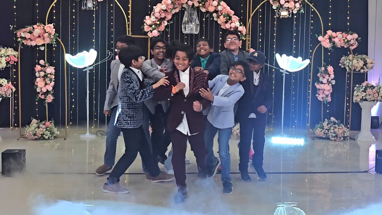 Nidish Sai Dhoti / Sangeeth Ceremony Dance with Friends in US | Raja Saab | Gang Leader | Deklenge 