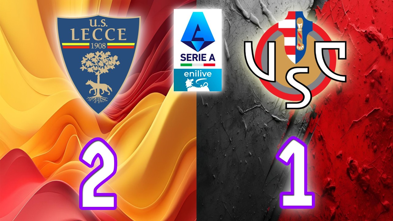 Per il LECCE una vittoria che potrebbe valere doppio! ☑️ CREMONESE, troppe e gravi le ingenuità