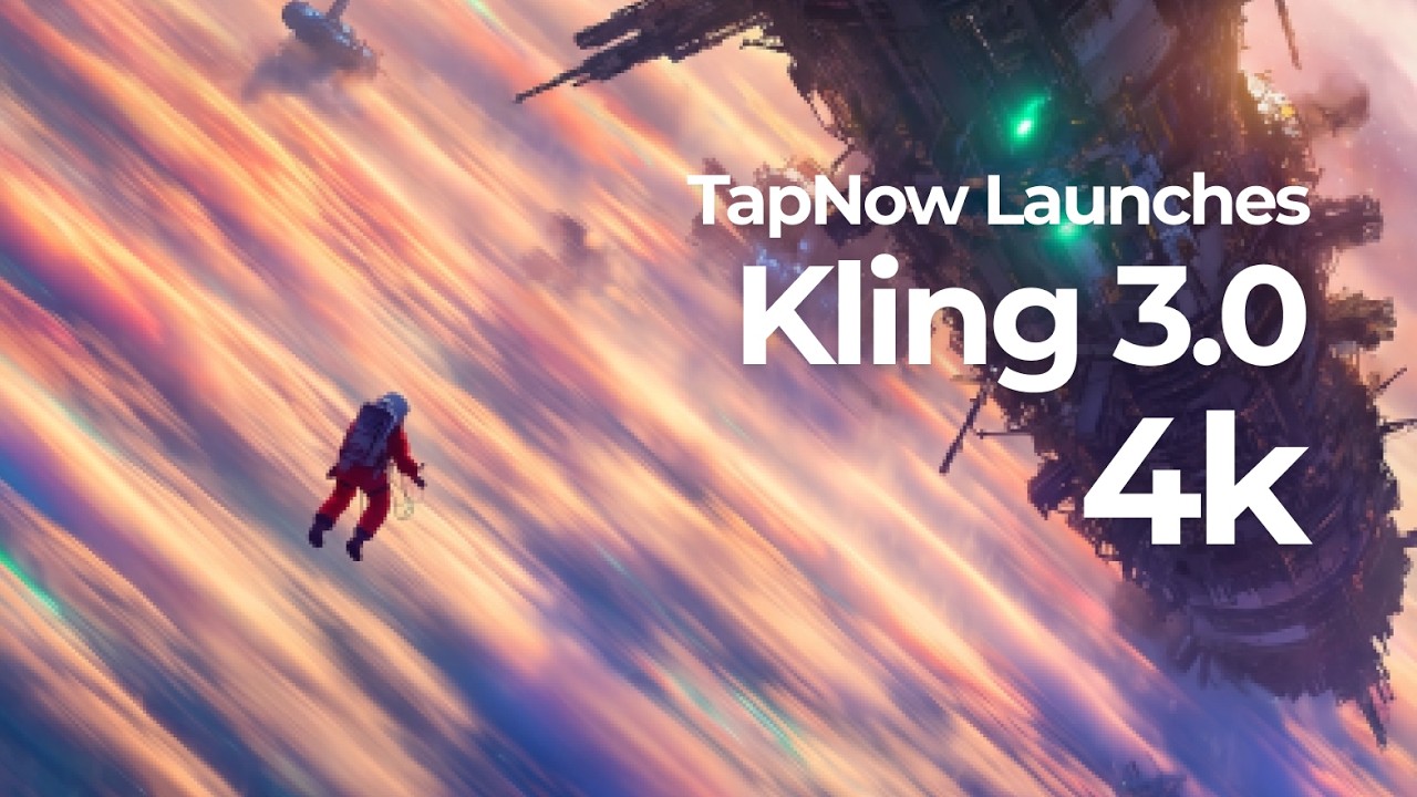 Create in Native 4K on TapNow with Kling 3.0