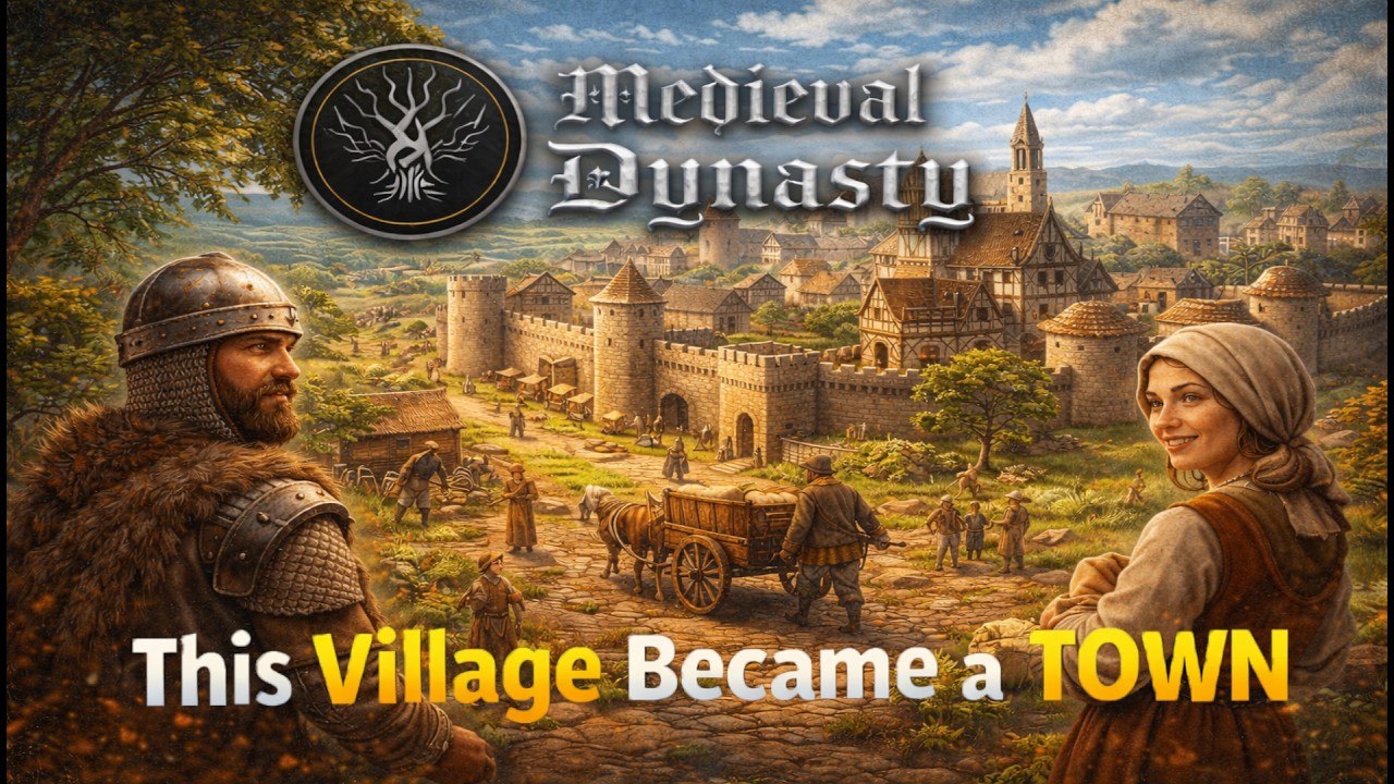 Medieval Dynasty | This Village Became a TOWN