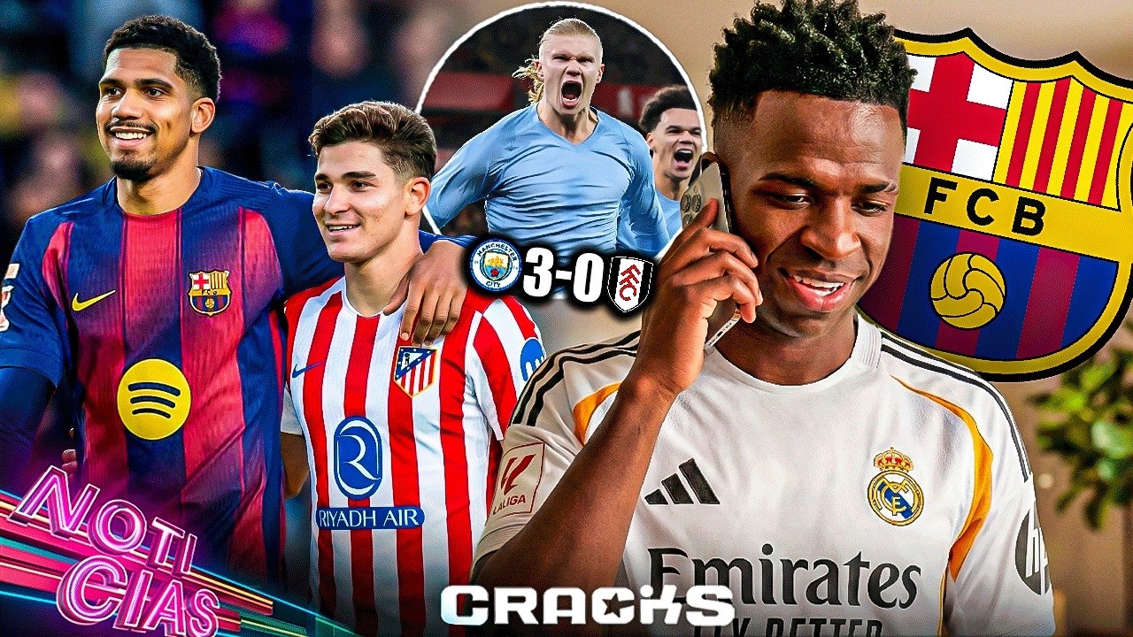 Vini llamó a jugador del Barça | Araujo molesta al Atleti por Julián | City presiona al Arsenal