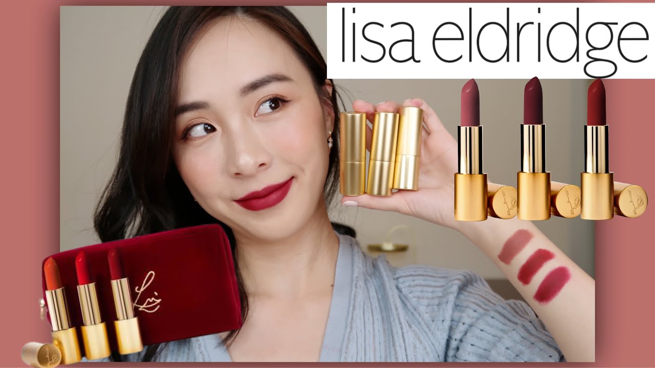 【4K画质】💄比Pat McGrath更高级的丝绒口红？🦢丝绒本绒 / LISA ELDRIDGE True Velvet Matte Lipsticks