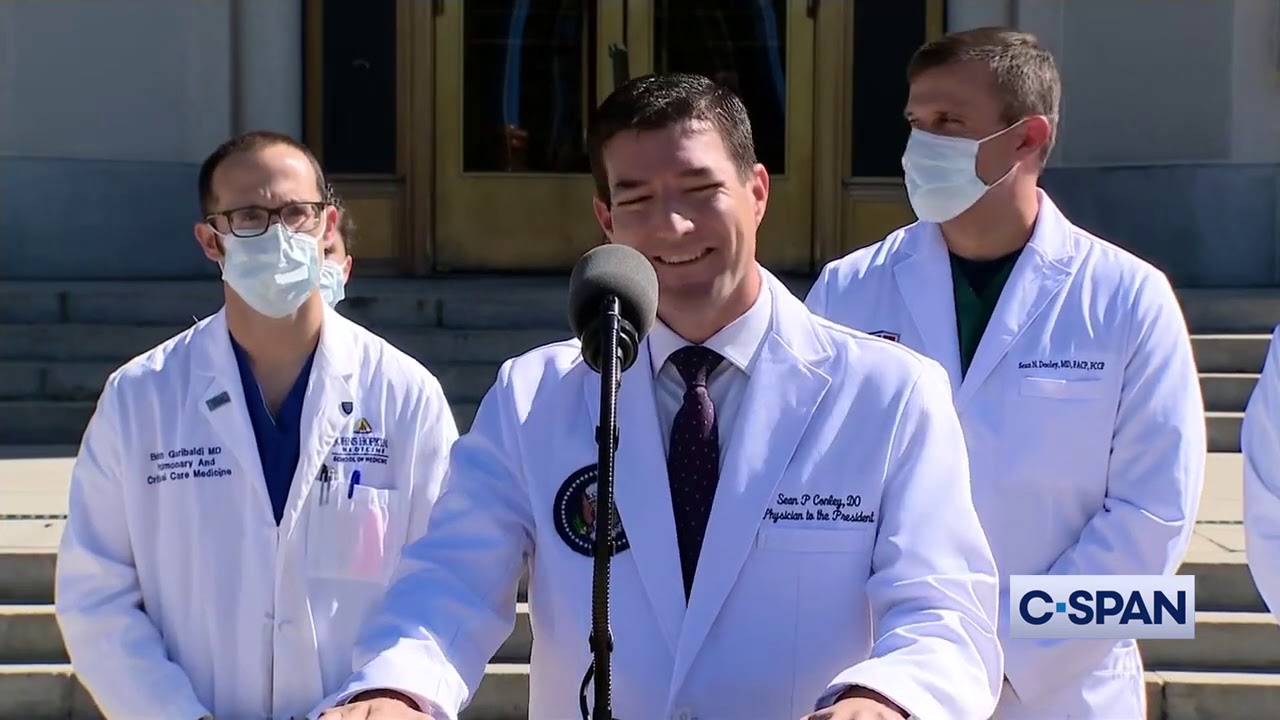 Walter Reed Medical Center News Conference on President Trump