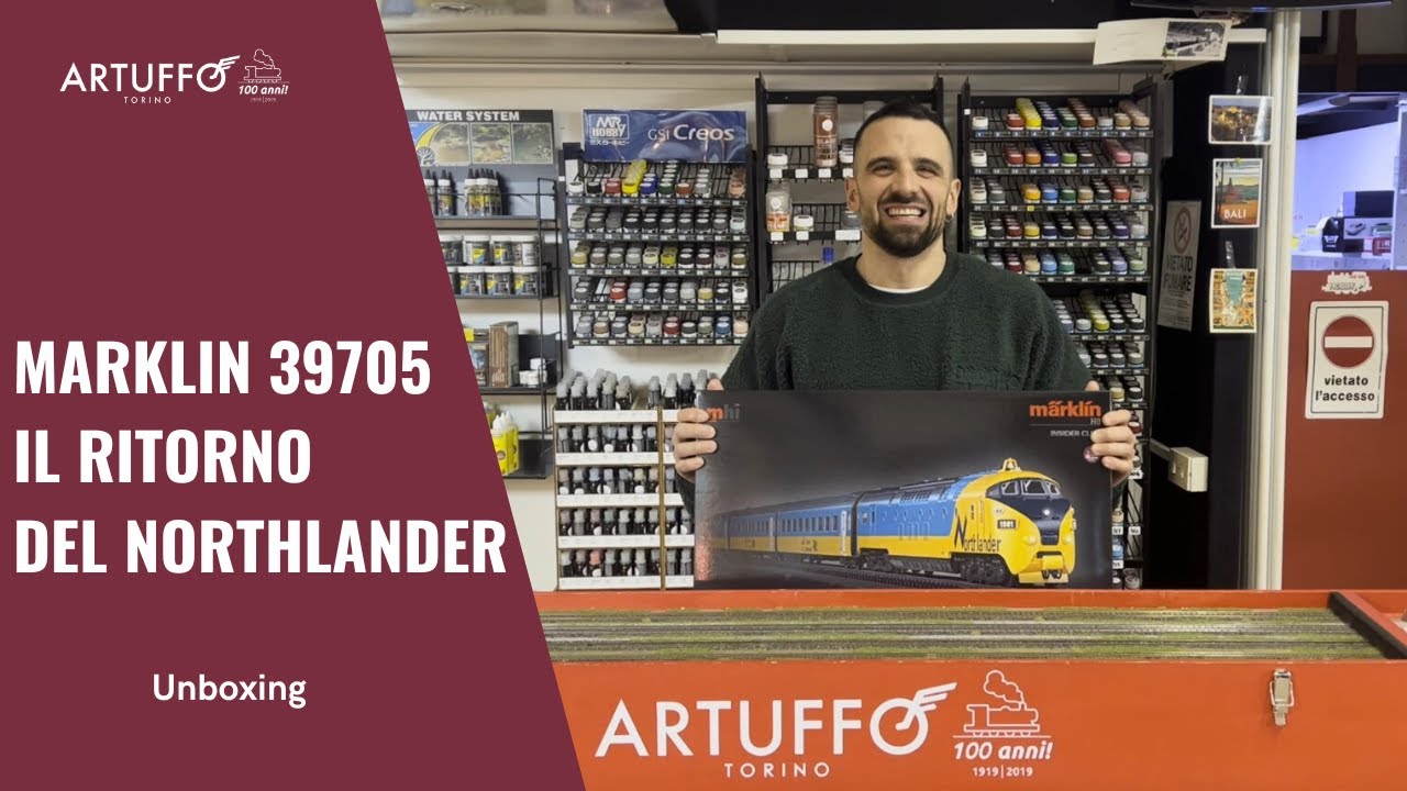 Unboxing Artuffo - Marklin 39705 il mitico Northlander, un TEE dei ghiacci