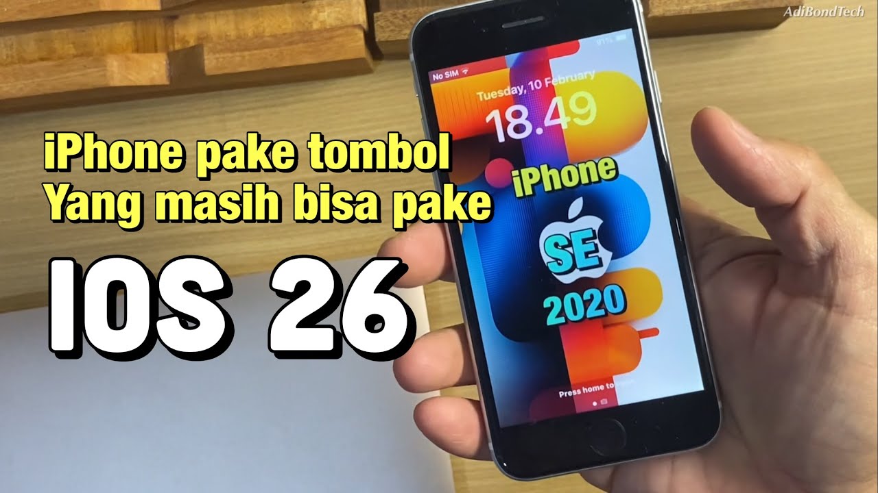 Update iOS iPhone SE 2020 ke iOS 26