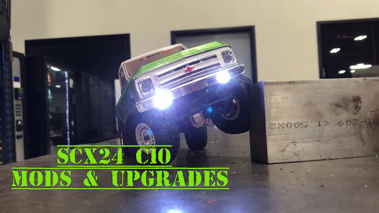 SCX24 C10 upgrades and modifications