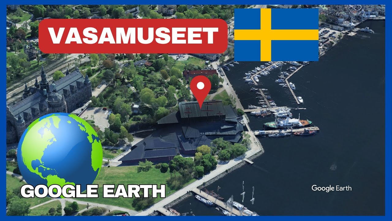 Vasamuseet in Stockholm, Sweden on Google Earth