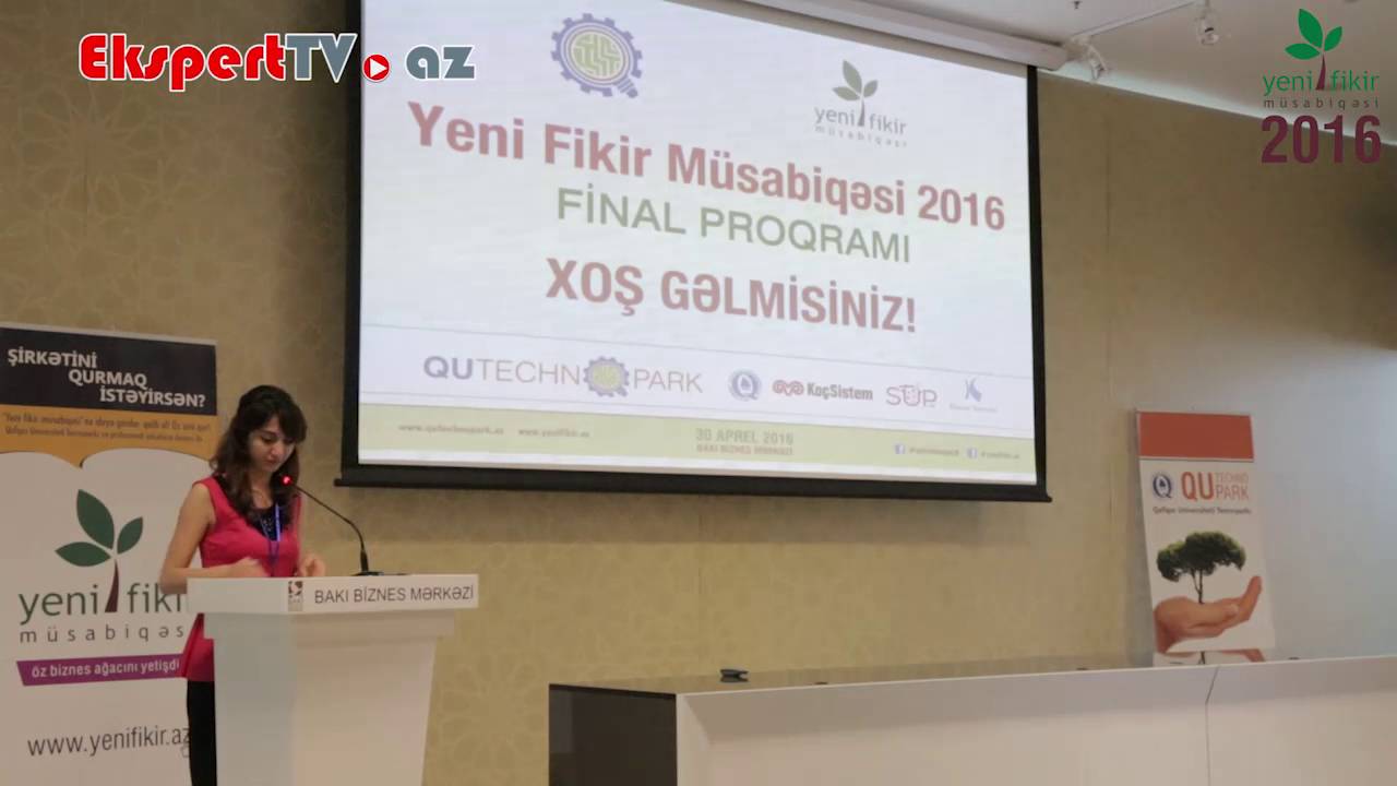 Yeni fikir m&uuml;sabiqəsi 2016 (final) 1-ci hissə