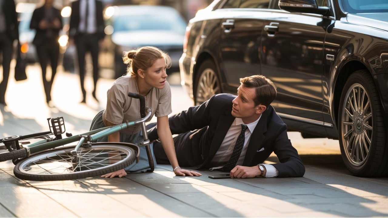 ELA SÓ TINHA UMA BICICLETA VELHA... MAS ATROPELOU UM MILIONÁRIO E TUDO MUDOU