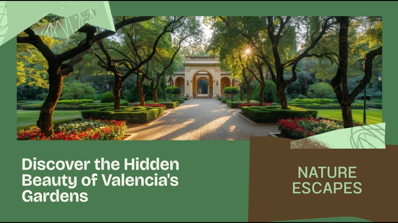 Jardines del Real (Viveros) | 20-Minute Valencia Walking Tour | Flowers, Peacocks & Fountains
