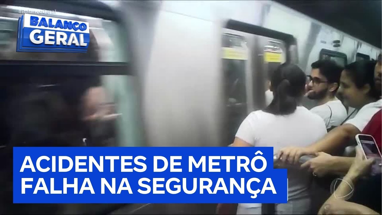 Câmera do Balanço: Mãe com bebê de colo fica presa entre portas do metrô e da plataforma em SP
