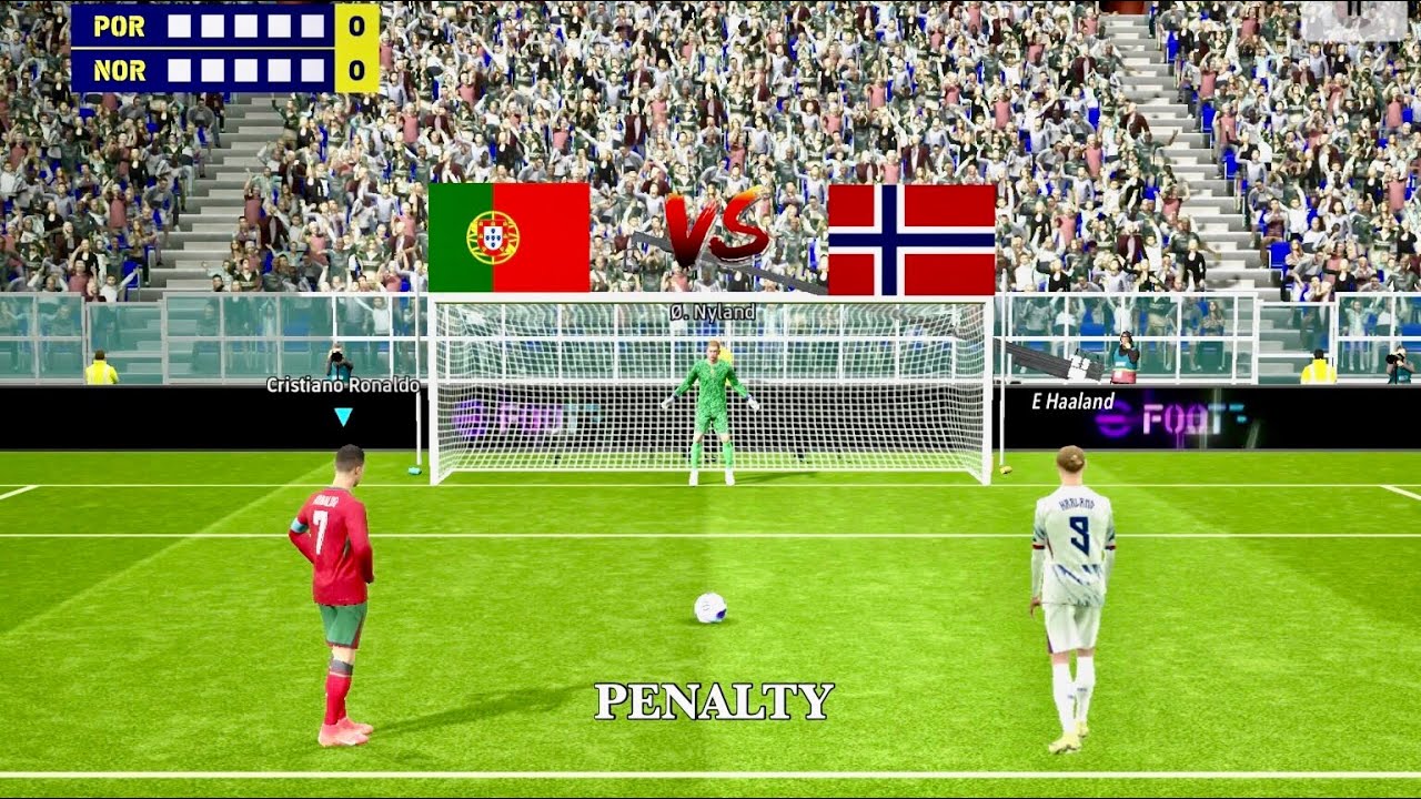Norway vs Portugal Penalty Shootout | POR vs NOR Match | eFootball