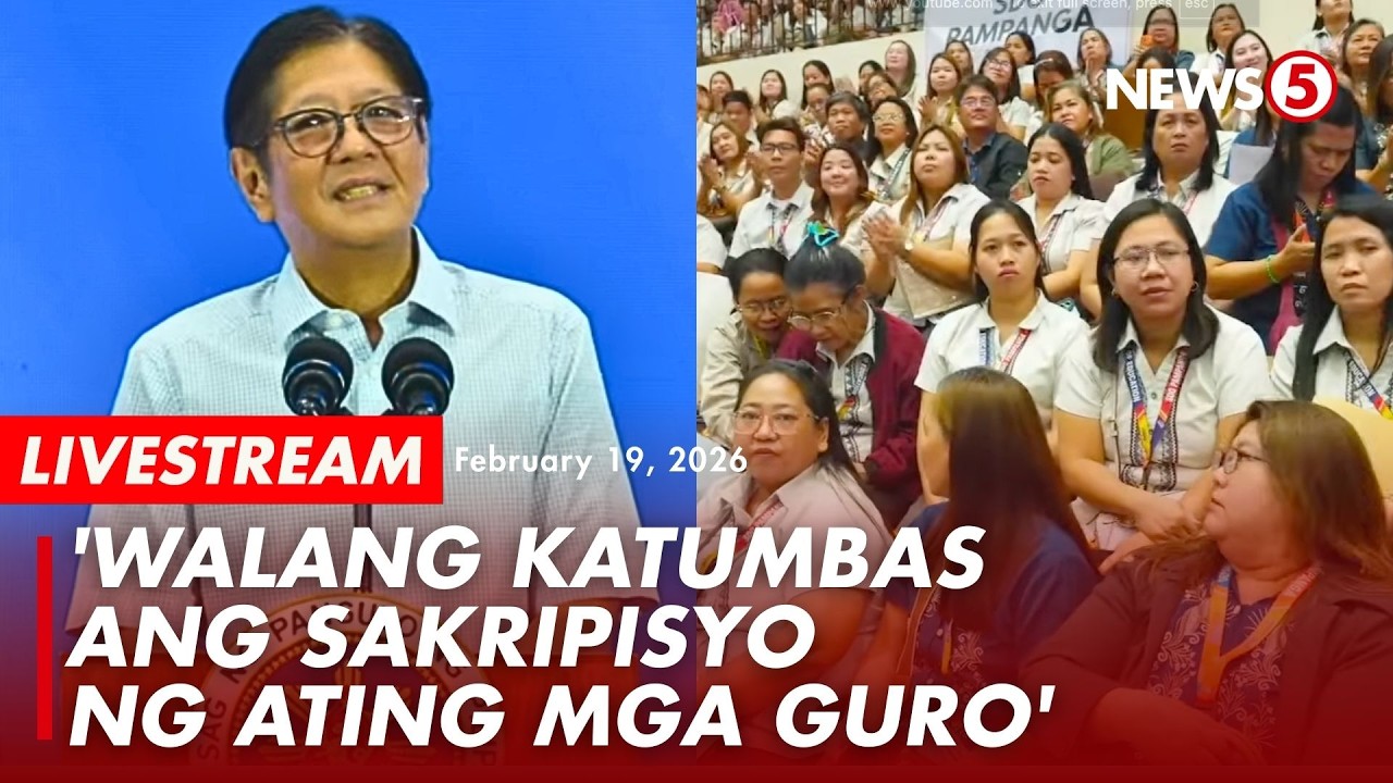 LIVE | Marcos leads oath-taking of newly promoted teachers, school heads under ECP