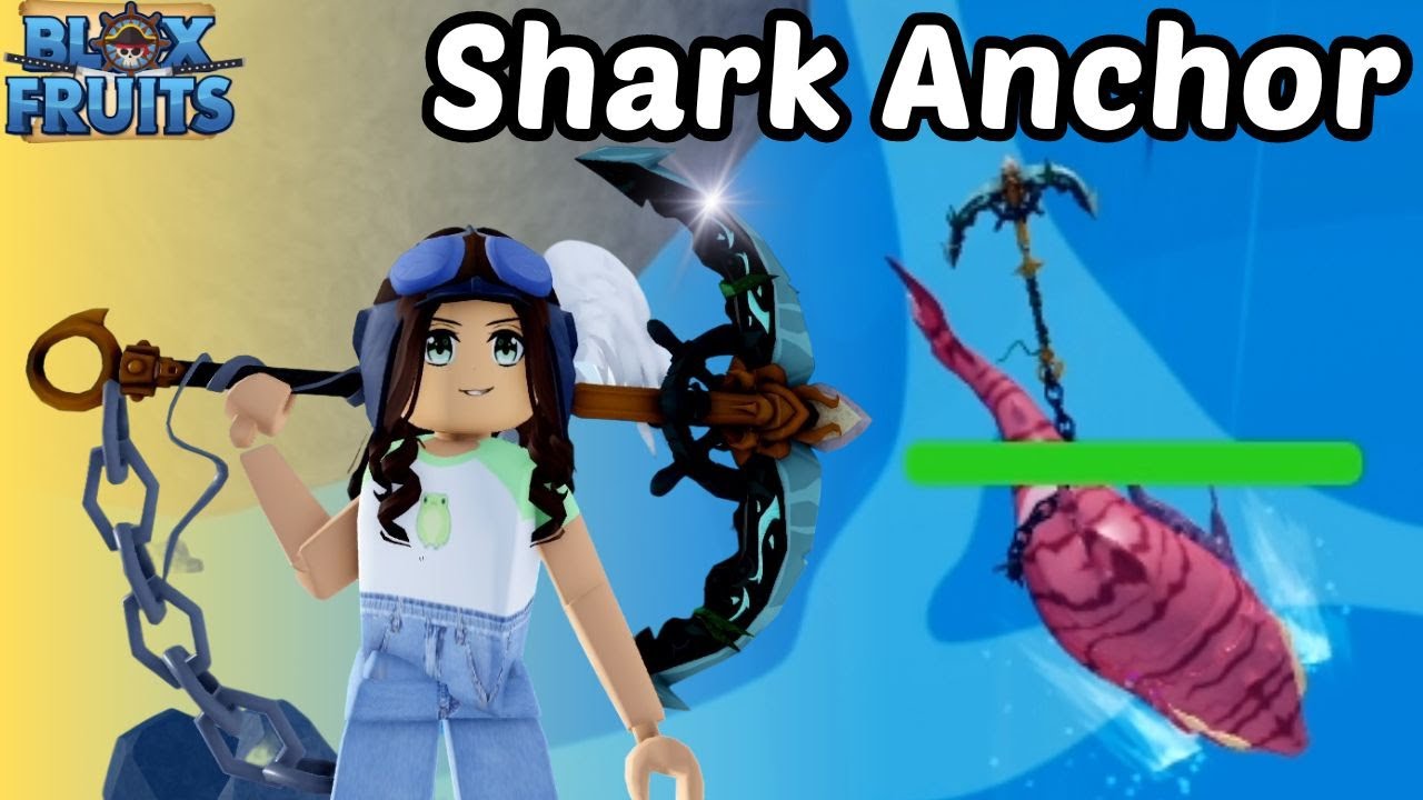 PEGUEI a SHARK ANCHOR SOZINHA no BLOX FRUITS ⚓️