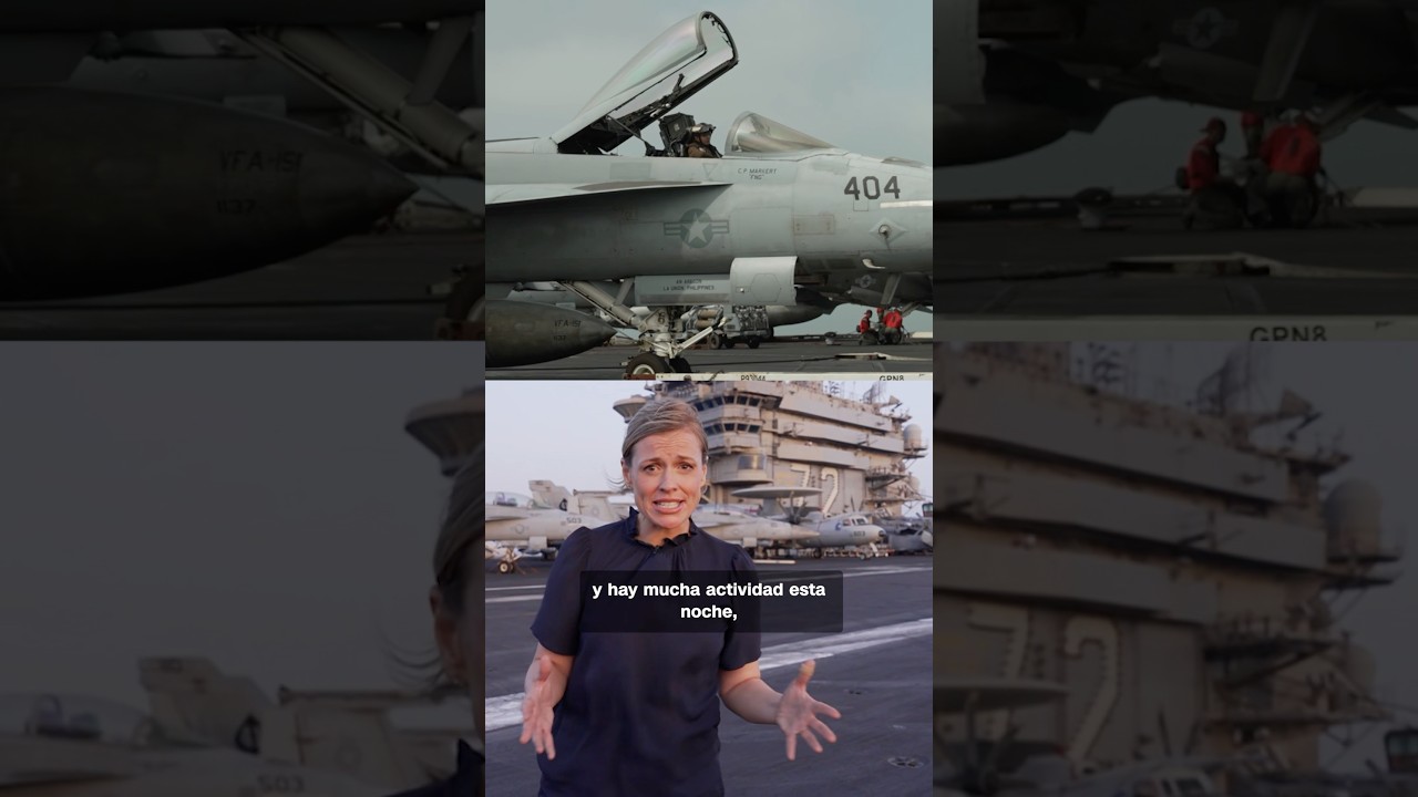 Репортаж CNN с борта авианосца USS Abraham Lincoln на фоне кризиса с Ираном