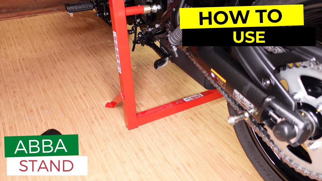 How to use an Abba Stand with a Kawasaki Vulcan S