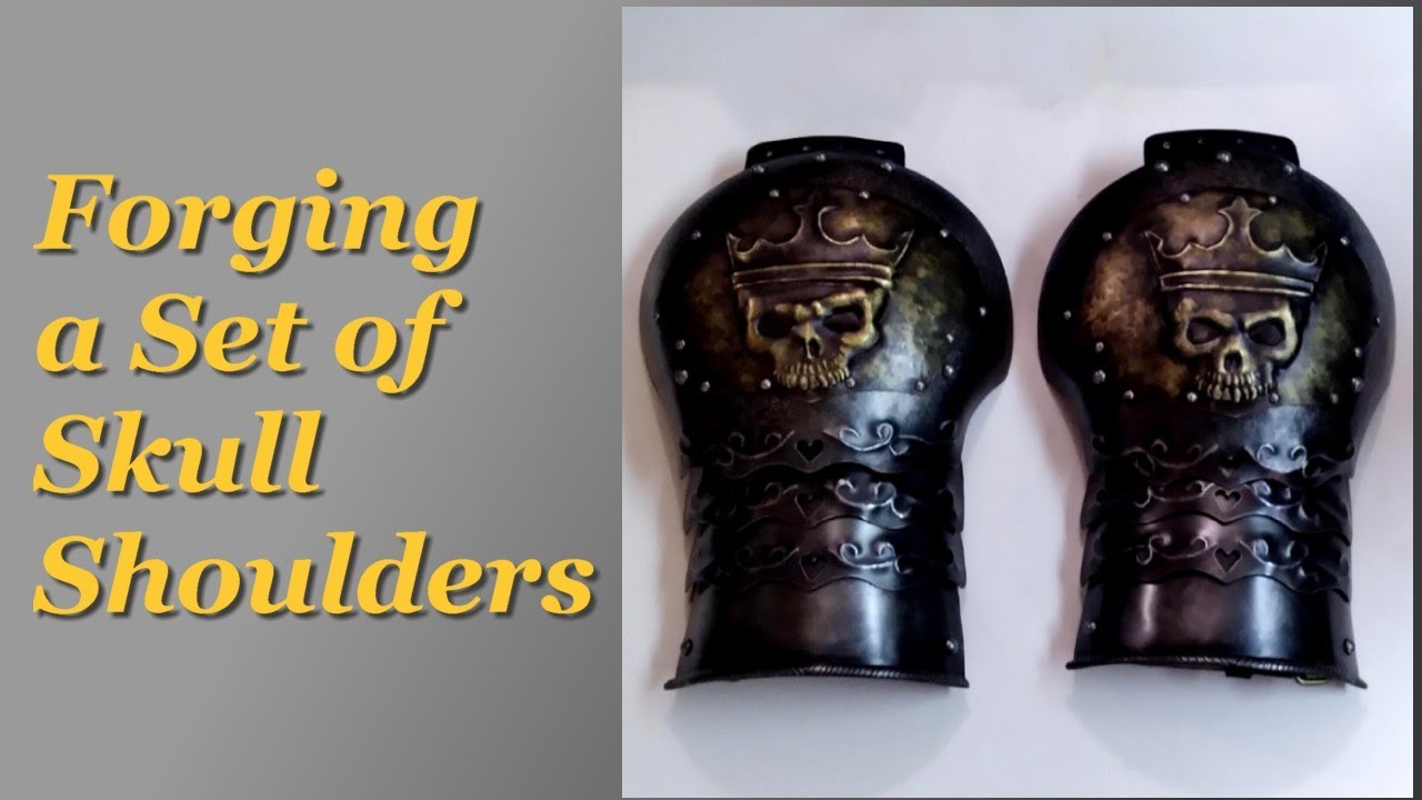 Forging a set of skull pauldrons