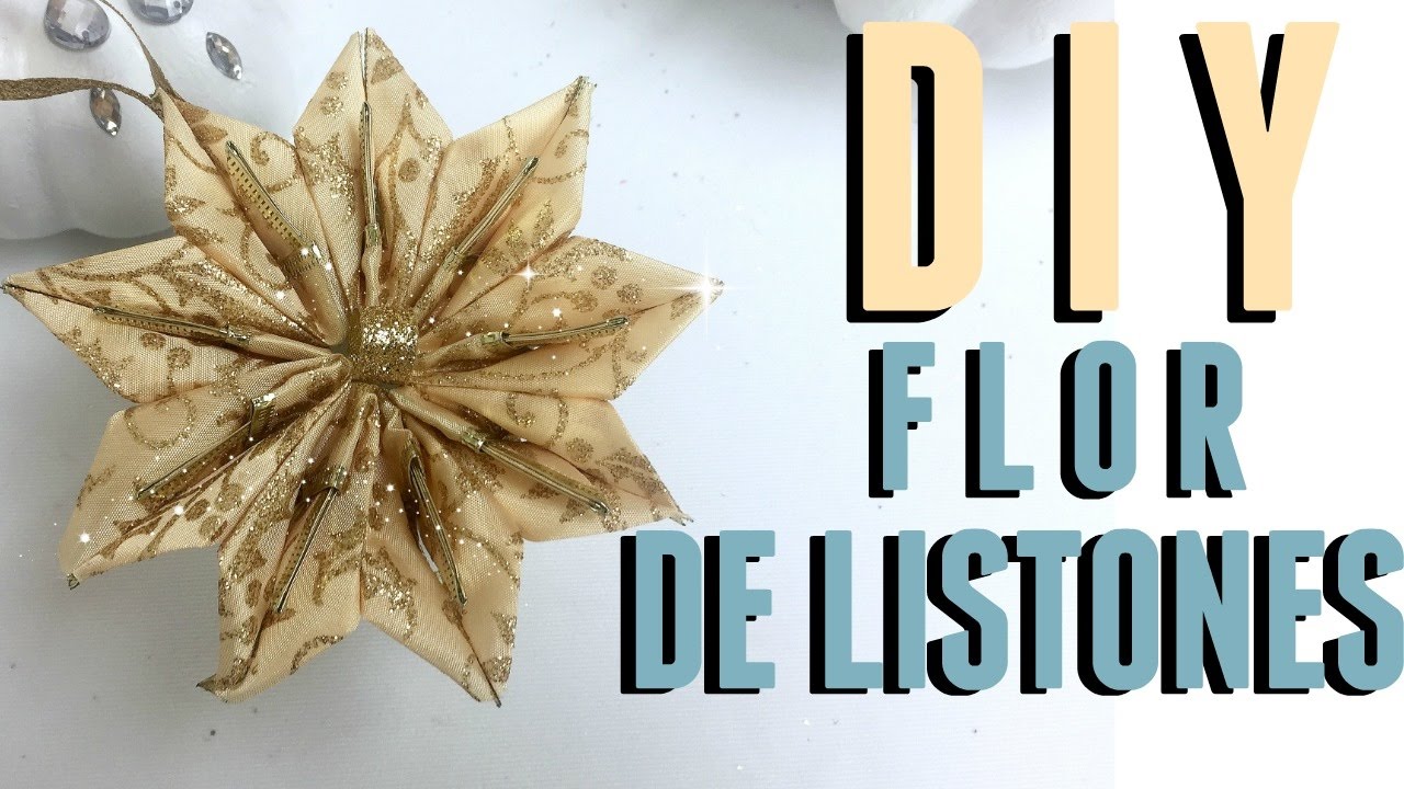 DIY FLOR NAVIDEÑA/ANILLO PARA SERVILLETAS!