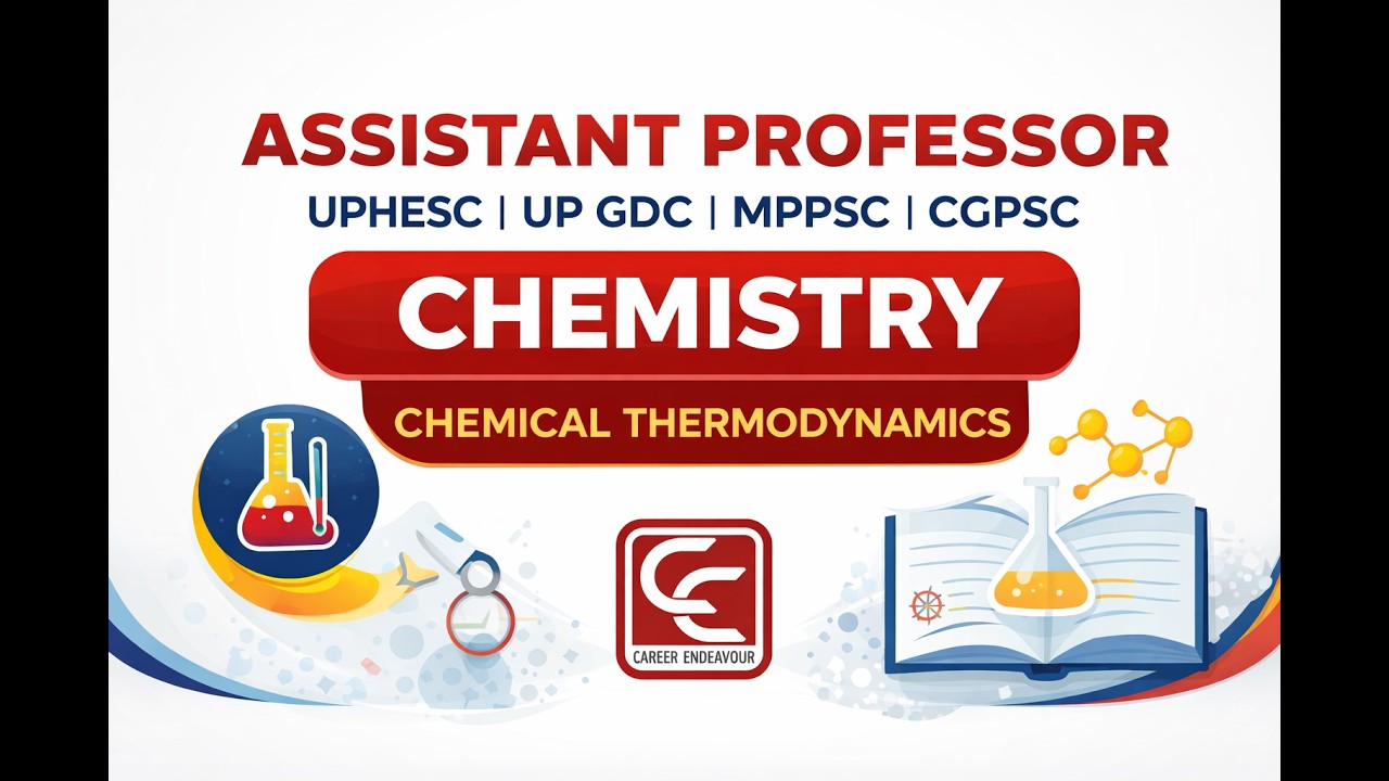 Assistant Professor Chemistry | Chemical Thermodynamics. #assistantprofessor