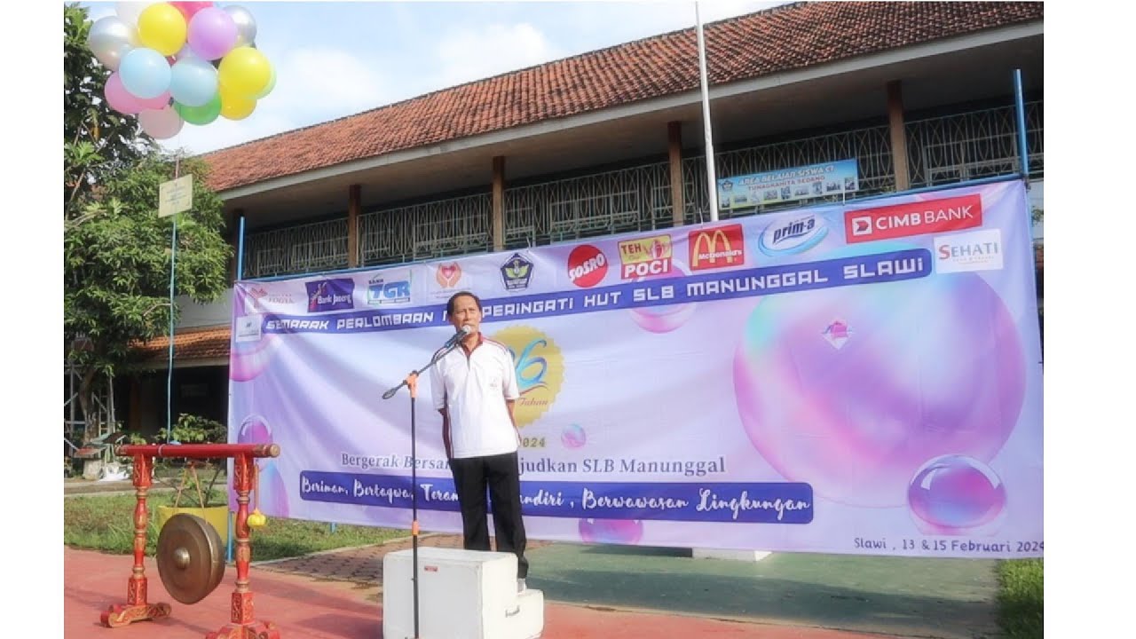 Semarak Perlombaan dan Jalan Sehat Menyambut HUT SLB Manunggal Slawi ke 36