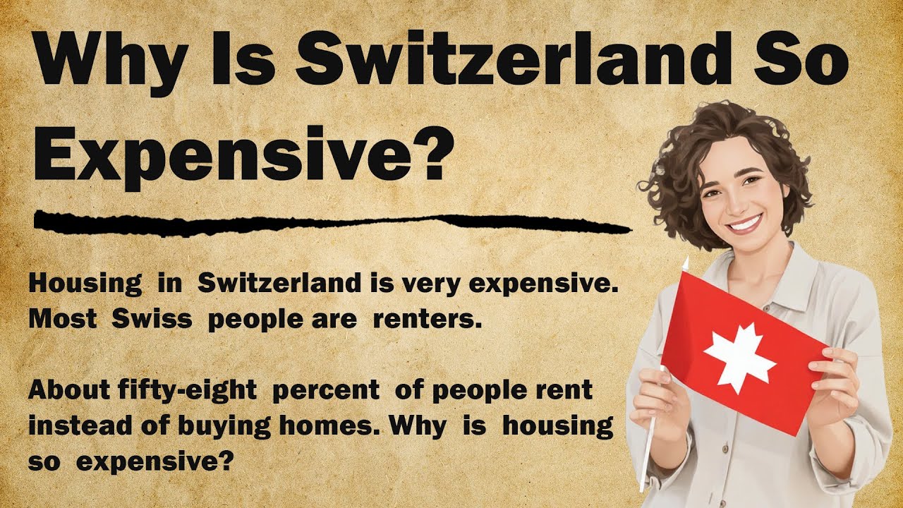 Why Switzerland So Expensive? ||💰Learn English Through Story Level 3 || Graded Reader 🎧