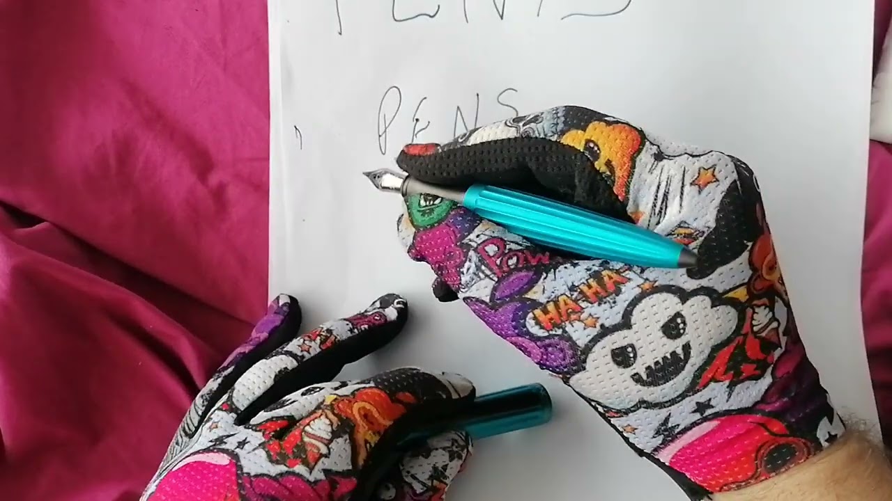 Diplomat  Aero fountain pen unboxing and review Turquoise blue