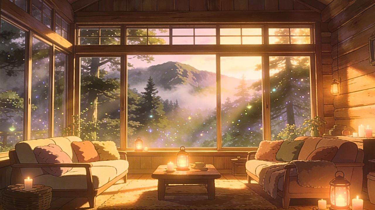 The Cedarfall Lodge 🪵| Relaxing Ambience to Calm Your Worries