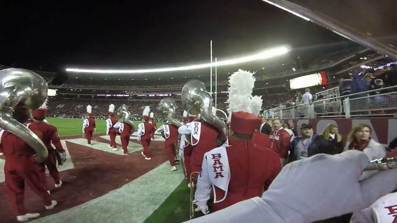 Alabama vs. UT Chattanooga Million Dollar Band Pregame 2016 P.O.V. (60 fps.)