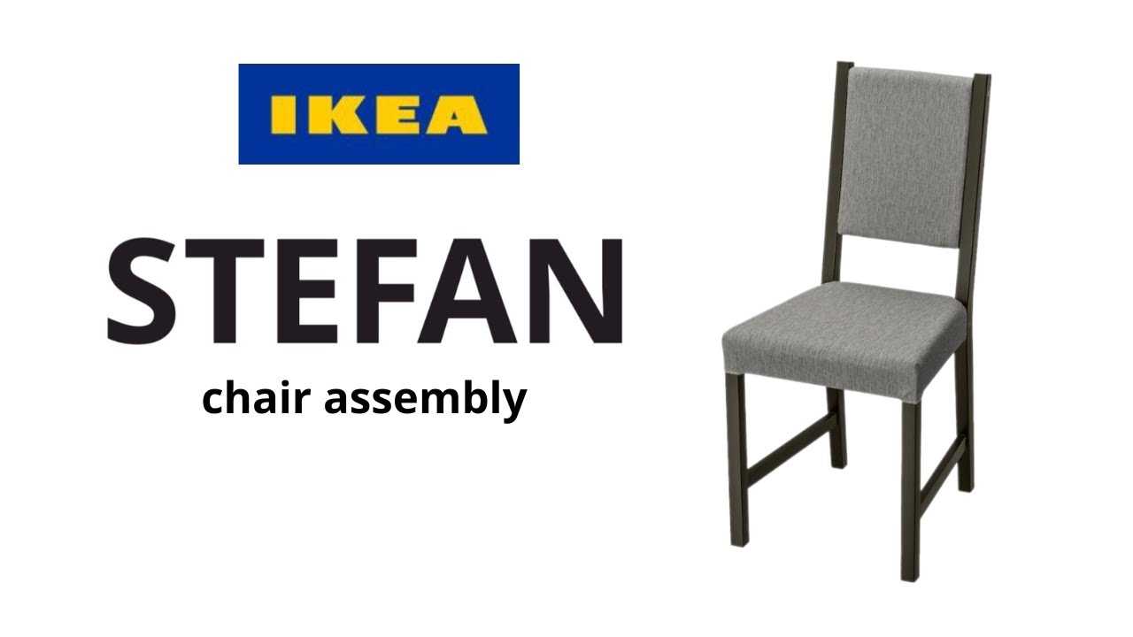How to Assemble IKEA Stefan Chair | Step-by-Step Fast Build Tutorial