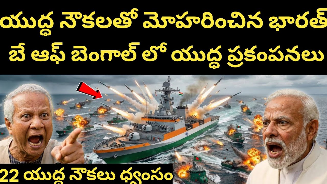 Bay of Bengal లో బంగ్లాదేశ్ నౌకలను ధ్వంసం చేసిన భారత్ | India’s Final Warning!