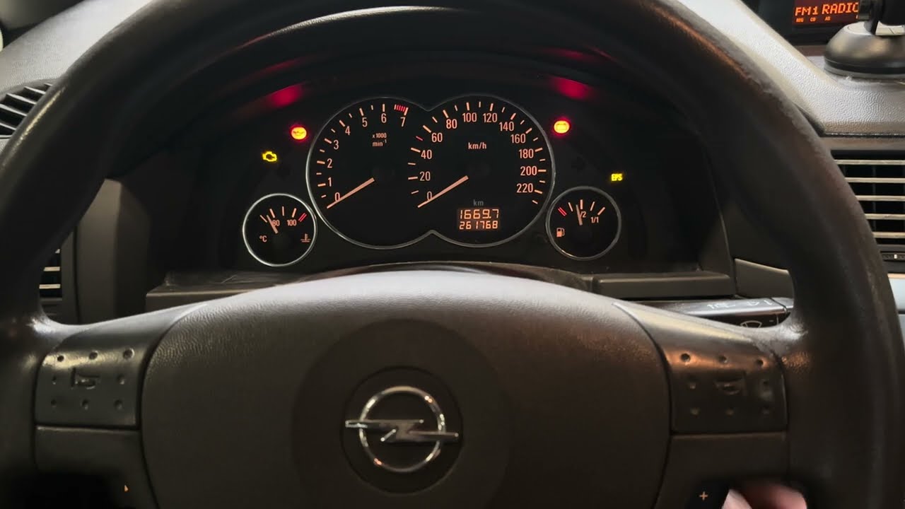 Opel Meriva 2006 service INSP reset