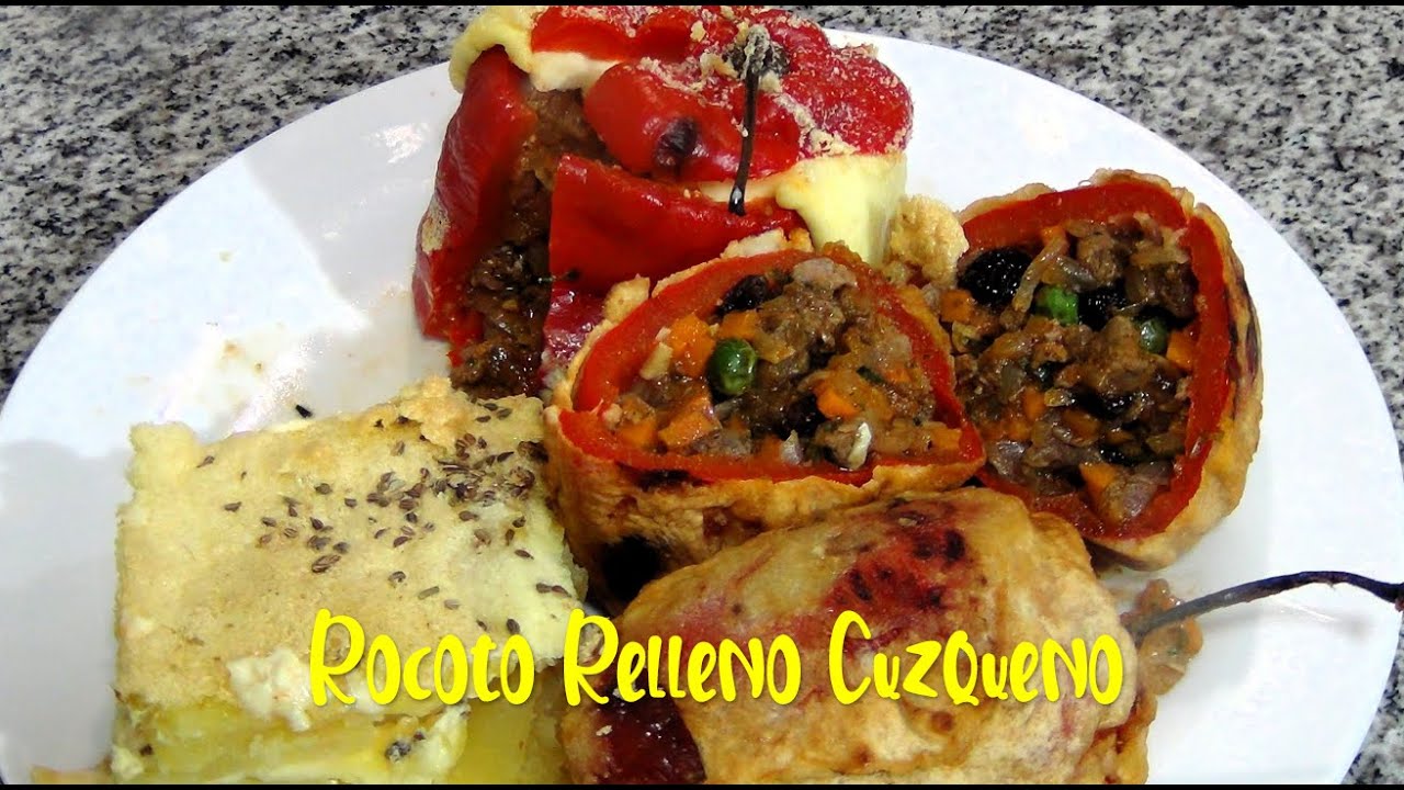 ROCOTO RELLENO AL ESTILO CUZQUEÑO I Recetas Cuzqueñas I con Cristinakitchenperu